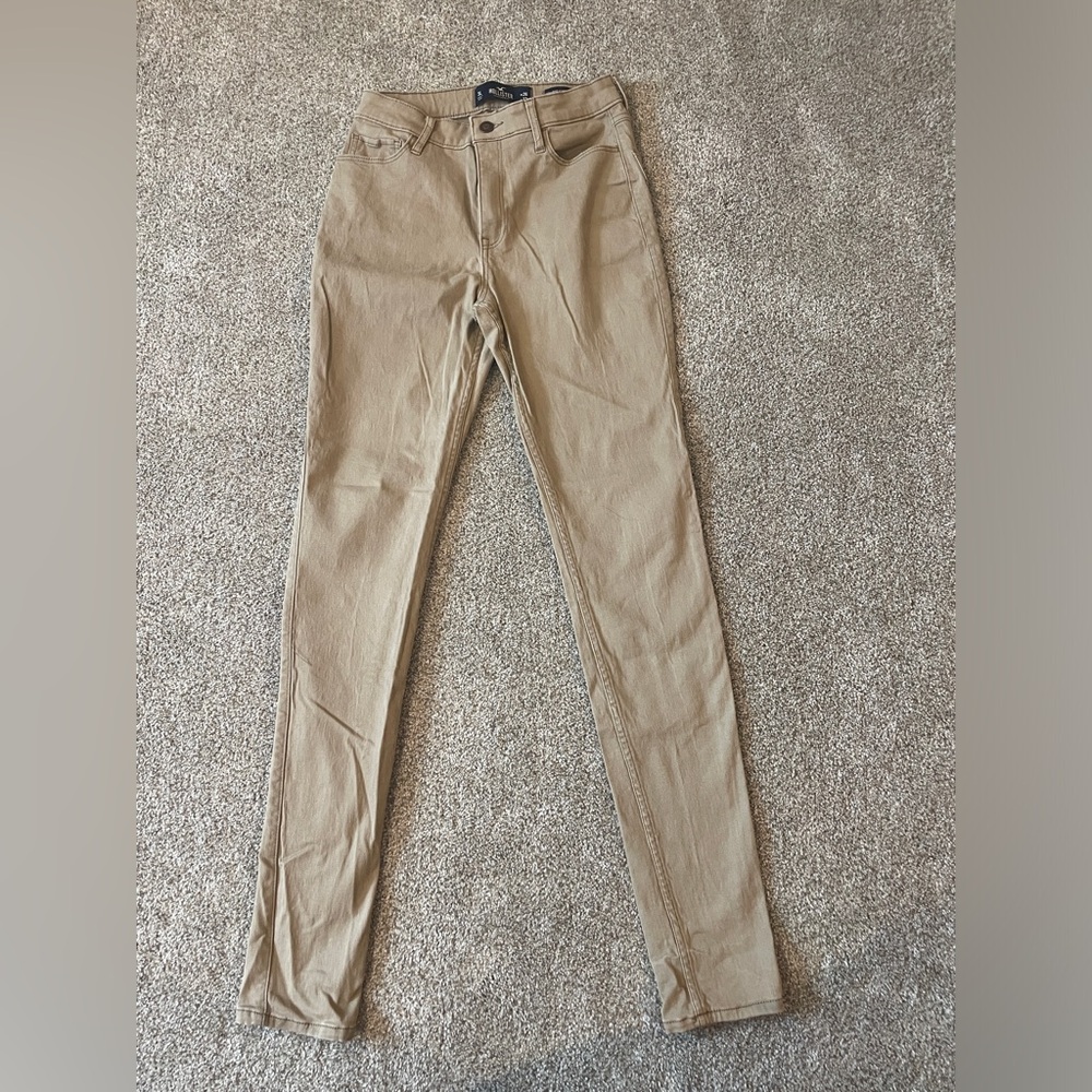 Hollister khaki pants size 3 long